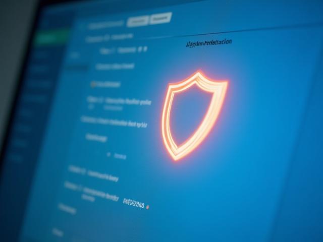 A shield icon overlaid on a macOS desktop with security settings visible, representing data protection